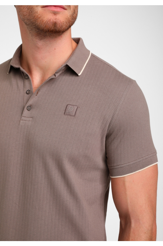 LUXE JACQUARD POLO 235923 DESERT TAUPE